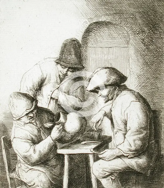 The Empty Jug, c1653. Creator: Adriaen van Ostade.