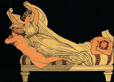 The Empty Joy That Dwells In the Dreams of the Night, 1880. Artist: Flaxman