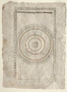 The Empyrean Sphere (from the Tarocchi, series A..., before 1467. Creator: Master of the E-Series Tarocchi (Italian, 15th century)