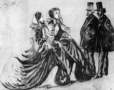 The Encounter (1930).Artist: Constantin Guys