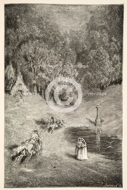The Encounter between Arthur and Pellinore, from Stories of the Days of King Arthur by Charles Henry