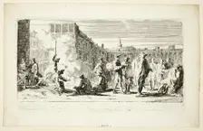 The Encampment, c. 1675. Creator: Joseph Francois Parrocel