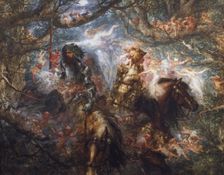 The Enchanted Forest 1886. Artist: Sir John Gilbert