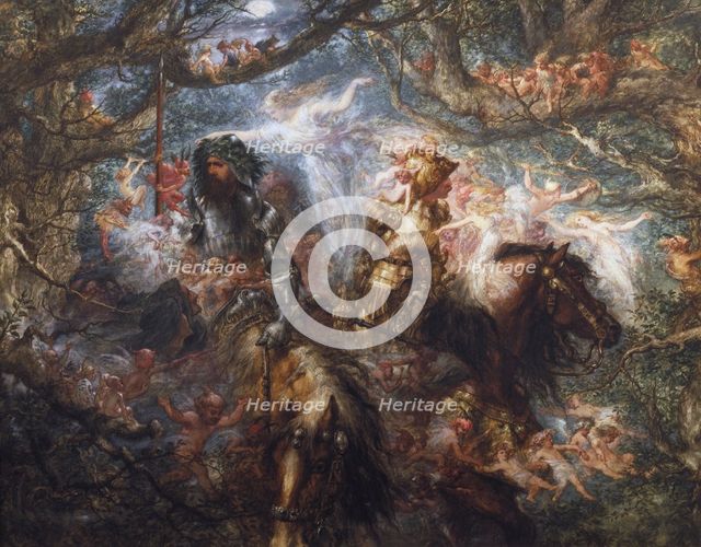 'The Enchanted Forest', 1886.                                            Artist: Sir John Gilbert