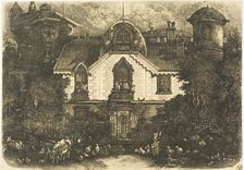 The Enchanted House, 1871. Creator: Rodolphe Bresdin