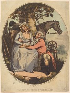 The Enamoured Sportsman. Creator: Thomas Rowlandson