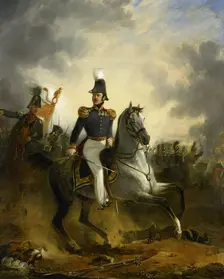 The Engagement at Houthalen, 1834. Creator: Nicolaas Pieneman