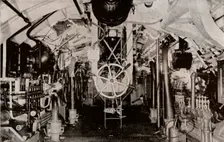 The Engine Room of a Holland Submarine, c1916
