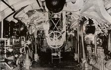 The Engine Room of a Holland Submarine, c1916