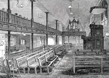 The English Chapel, Upper Town, Boulogne-sur-Mer, 1850. Creator: Smyth