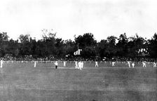 The English Cricket Team in Australia: the Second Test Match, Melbourne..., 1898. Creator: Harvie & Sutcliffe