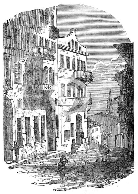 The English and French Army Post-Offices at Pera, 1854. Creator: Unknown.