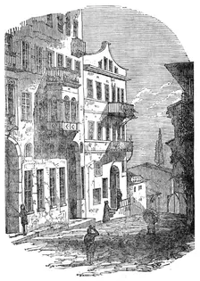 The English and French Army Post-Offices at Pera, 1854. Creator: Unknown