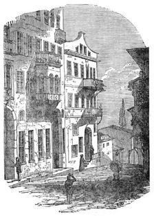 The English and French Army Post-Offices at Pera, 1854. Creator: Unknown