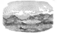 The English and French Camps in the Piraeus - Sketched from the Gulf of Egina, 1854. Creator: Unknown