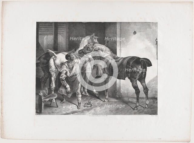 The English Blacksmith, 1822. Creator: Theodore Gericault.