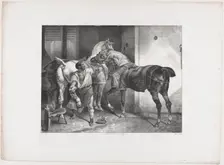 The English Blacksmith, 1822. Creator: Theodore Gericault