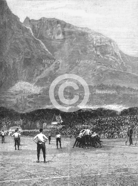 ''The English Football Team in South Africa--The Last match at Cape Town, 1891', 1891. Creator: Unknown.