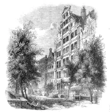 "The English House" in Dantzic, 1857. Creator: Unknown