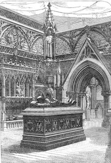 The English Mediaeval Court, at the Crystal Palace, Sydenham, 1854. Creator: Unknown