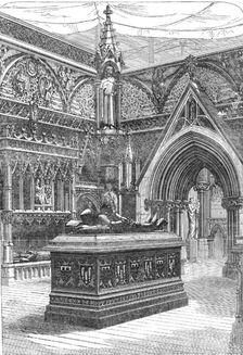 The English Mediaeval Court, at the Crystal Palace, Sydenham, 1854. Creator: Unknown