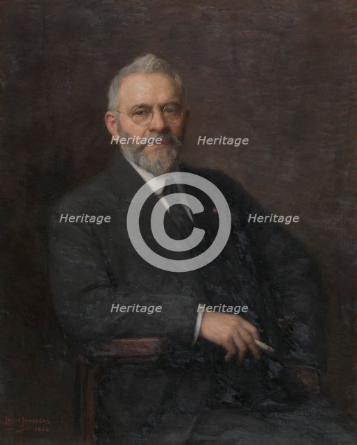The Engraver Frans Lauwers, 1924. Creator: Jozef Marie Louis Janssens.