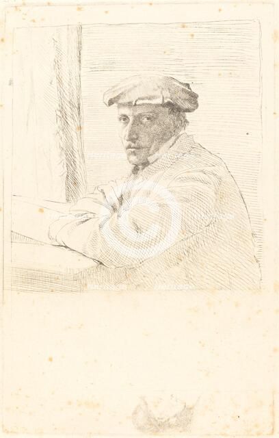 The Engraver Joseph Tourny (Le graveur Joseph Tourny), 1857. Creator: Edgar Degas.