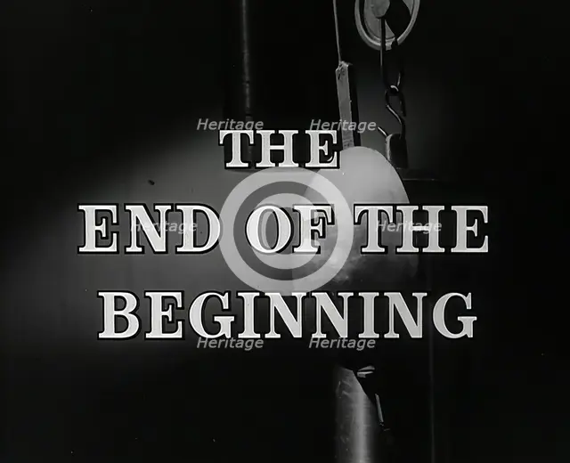 "The End Of The Beginning", title card, 1942.  Creator: British Pathe Ltd.