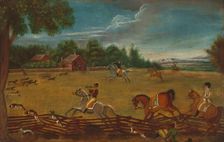 The End of the Hunt, c. 1800. Creator: Unknown
