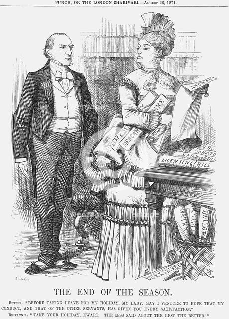 'The End of the Season', 1871. Creator: Joseph Swain.