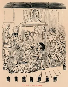 The End of Julius Caesar 1852. Artist: John Leech