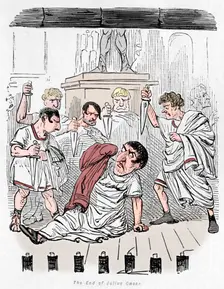The End of Julius Caesar 1852. Artist: John Leech
