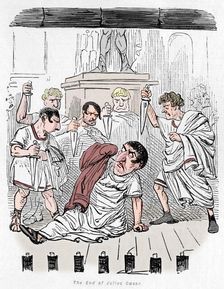 The End of Julius Caesar 1852. Artist: John Leech