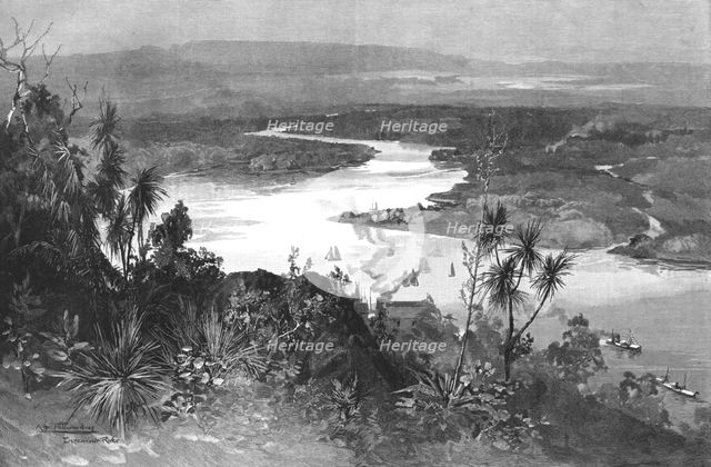 ''The Endeavour River, North Queensland; Here Captain Cook landed in 1770 with a...', 1890. Creator: Unknown.