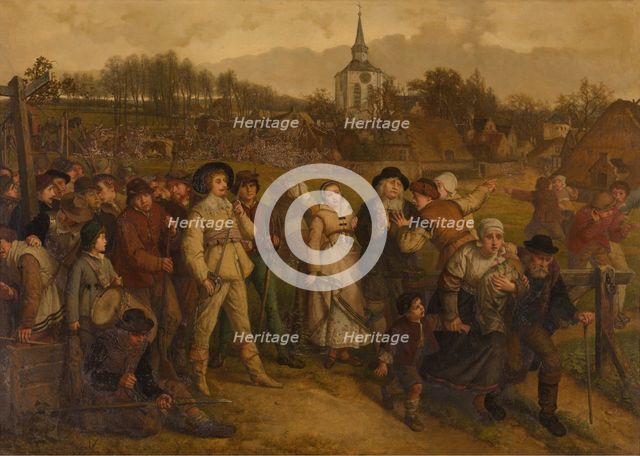 The Enemy Approaches, 1857. Creator: Joseph Lies.