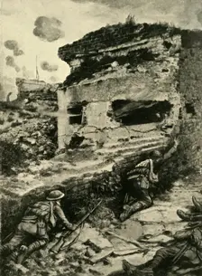 The Enemy's New Defence System in 1917... (c1920). Creator: Unknown