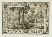 The Enemy Sowing Tares Among the Wheat, from Landscapes with Old and New Testament Scenes and..., 15 Creator: Adriaen Collaert