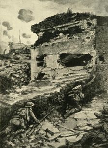 The Enemy's New Defence System in 1917... (c1920). Creator: Unknown