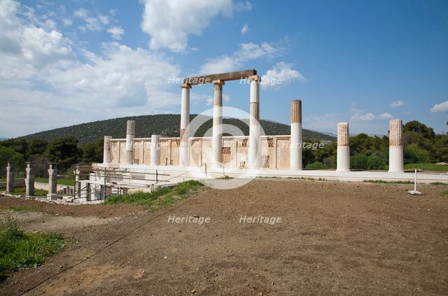 The Enkoimeterion, Epidauros, Greece. Creator: Samuel Magal.