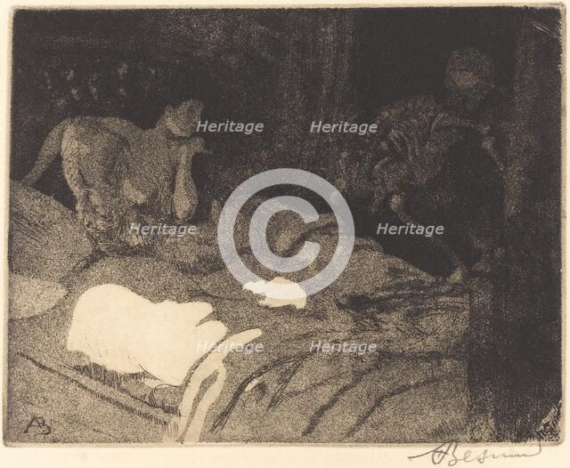 The Enigma (L'énigme), 1900. Creator: Paul Albert Besnard.