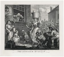 The Enraged Musician, 1740. Creator: Hogarth; William (1697-1764)