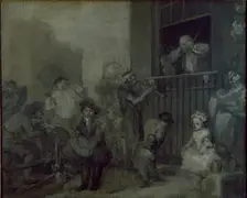 The Enraged Musician, c1741. Artist: William Hogarth