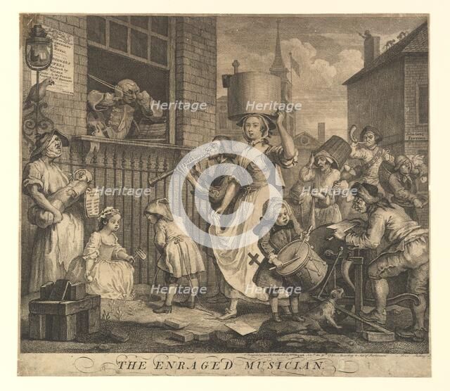 The Enraged Musician, November 30, 1741. Creator: William Hogarth.