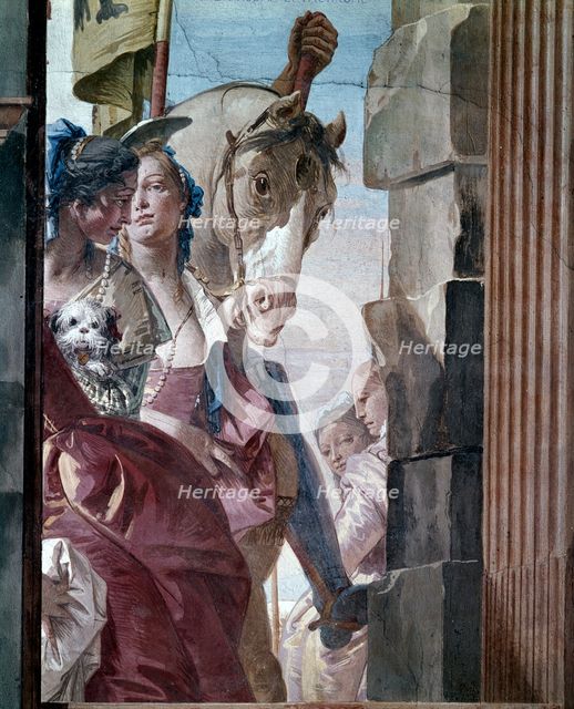 'The Entourage of Cleopatra', 1746-47.  Artist: Giovanni Battista Tiepolo