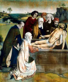 The Entombment 1450s. Artist: Dieric Bouts