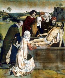 The Entombment 1450s. Artist: Dieric Bouts