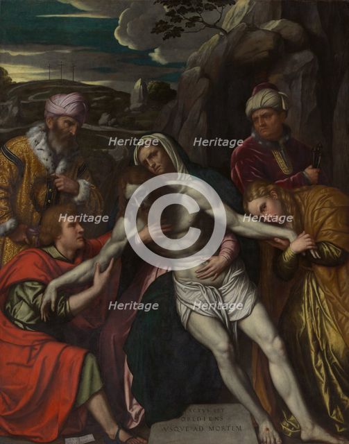 The Entombment, 1554. Creator: Moretto da Brescia.