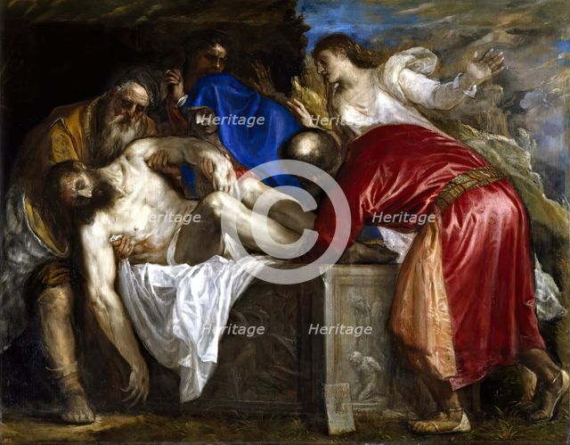 The Entombment, 1559. Creator: Titian.