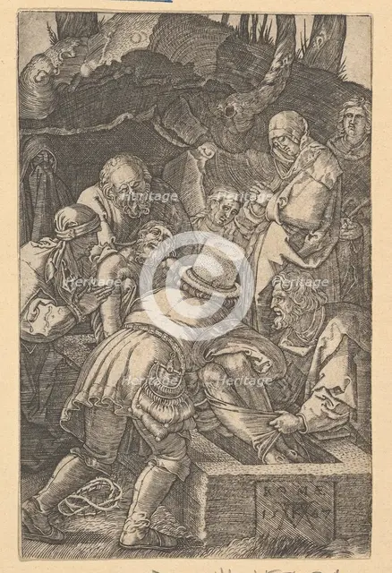 The Entombment, 1567. Creator: Mario Cartaro.