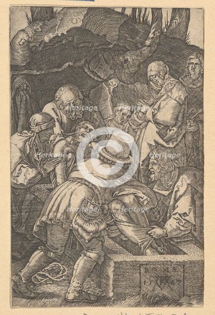 The Entombment, 1567. Creator: Mario Cartaro.